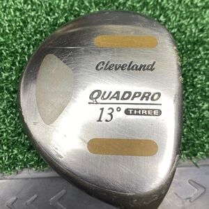 Cleveland Quadpro Right Handed 13 Degree 3 Wood Graphite R Flex Shaft